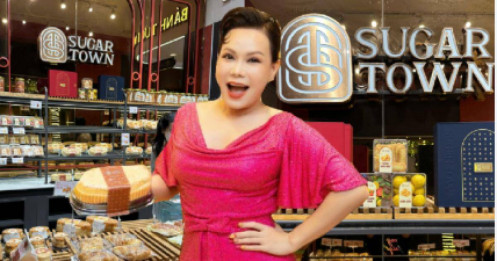 Việt Hương xây dựng thương hiệu bánh ngọt cùng chồng