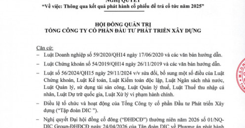 DIG nâng vốn điều lệ lên hơn 8,000 tỷ đồng