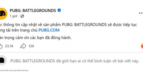 Sau chuỗi ngày im lặng, PUBG Việt Nam ra thông báo khiến cộng đồng ngỡ ngàng