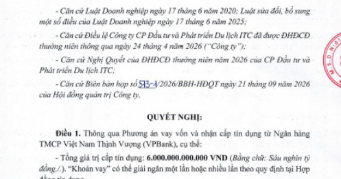 VPBank (VPB) cấp tín dụng 6.000 tỷ cho một đại dự án ở Cát Bà