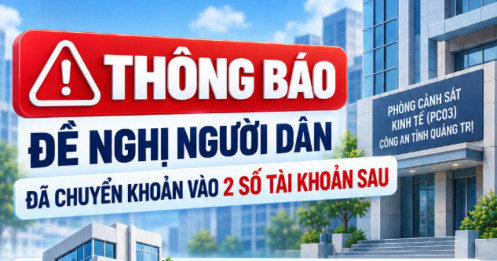 Khẩn: Ai từng chuyển tiền vào 2 số tài khoản này lập tức đến công an trình báo ngay