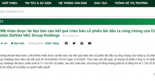 DatVietVAC sắp lên HOSE, hơn 1.700 cổ đông đã “ngồi kín ghế”