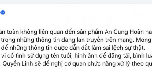Ồn ào An Cung giả: MC Quyền Linh và công ty chính thức lên tiếng
