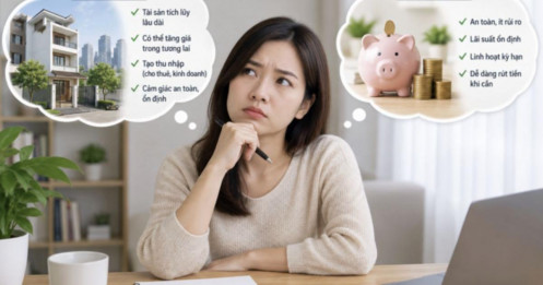 Nên mua nhà đất hay gửi tiết kiệm lúc này?