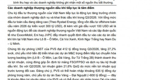 Dầu khí gặp thời: 6 doanh nghiệp được dự báo lãi quý III tăng mạnh