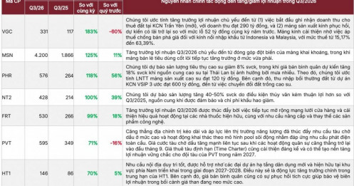SSI ‘bật mí’ KQKD quý 3 của 42 doanh nghiệp
