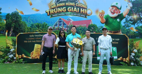 Golfer Đinh Hùng Cường ghi HIO tại sân Tam Đảo, chinh phục trọn bộ giải thưởng “Lên Núi Săn Vàng".