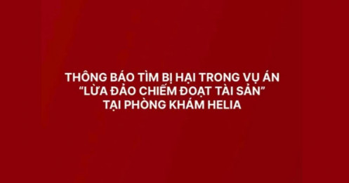 Nóng: Công an tìm người từng đến phòng khám Helia