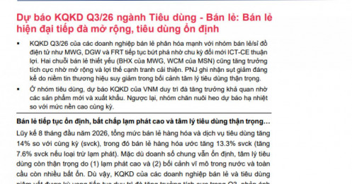 Loạt “ông lớn” bán lẻ sắp báo lãi quý III: Lợi nhuận có thể tăng vọt?