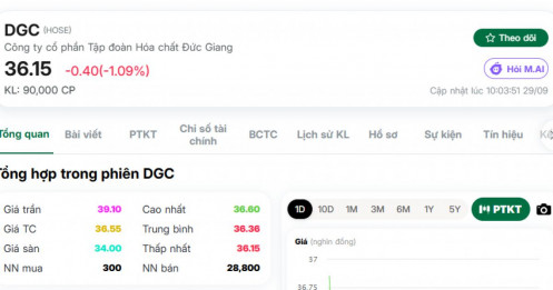DGC chưa qua “bão”: Lợi nhuận quý III/2026 có thể bốc hơi tới 50%
