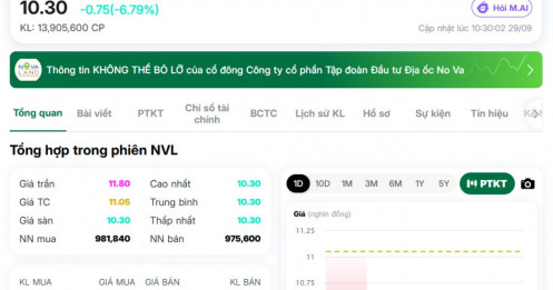 NVL, PNJ chất đống lệnh bán: Gần 100 triệu cổ phiếu chờ khớp, chuyện gì đang xảy ra?