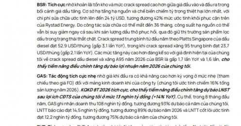 Giá năng lượng cứ neo cao: BSR, GAS, PVT hưởng lợi, còn nhiệt điện lại “toát mồ hôi”?