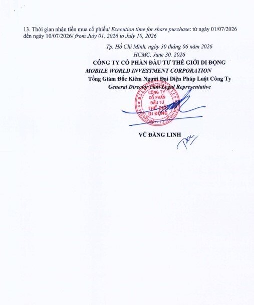 MWG chốt ngày phát hành ESOP, giá “hời” gây chú ý