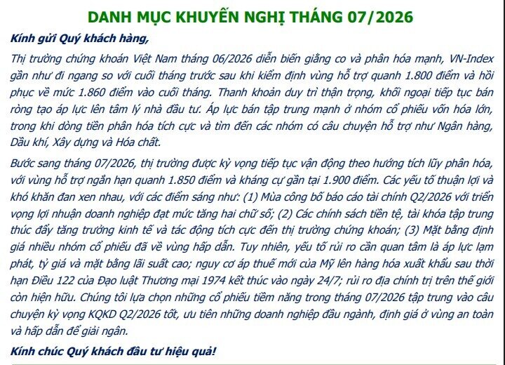 Đón sóng kết quả kinh doanh quý II: CTCK gọi tên 6 mã tiềm năng tăng giá hàng chục % trong tháng 7