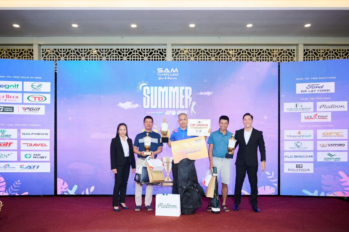 Golfer Nguyễn Ngô Thành ( Gross 74) vô địch giải Golf SAM Tuyền Lâm Summer Championship 2026