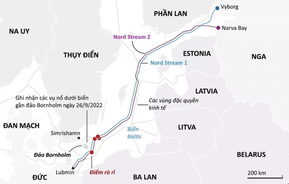 Đức cáo buộc chính quyền Ukraine đứng sau vụ phá hoại đường ống Nord Stream