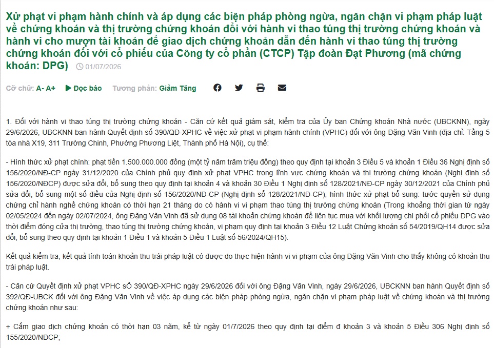 Loạt cá nhân, doanh nghiệp bị "sờ gáy" vì 1 cổ phiếu bất động sản