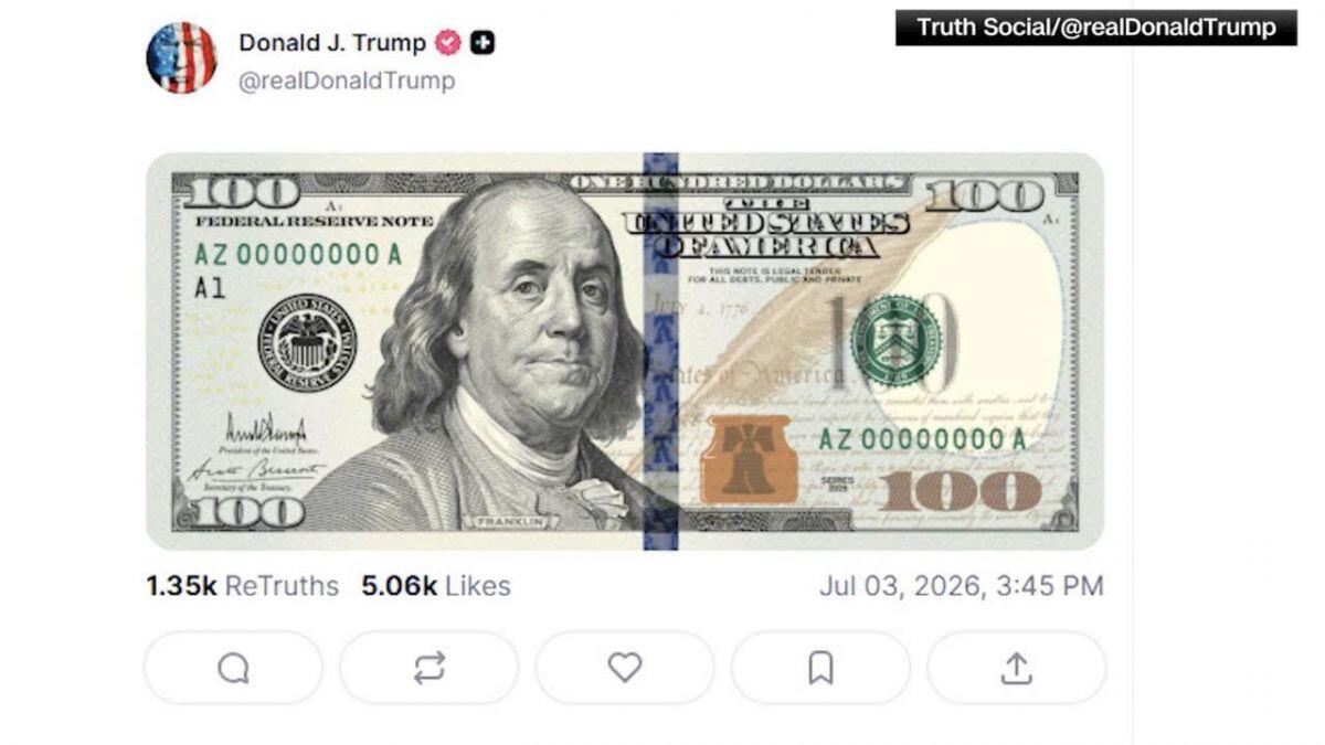Ông Trump sắp ký tên lên đồng USD?