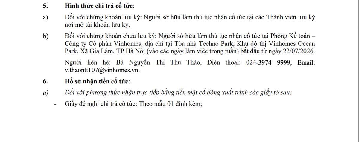 Vinhomes (VHM) thông báo ngày "lăn chốt" thương vụ phát hành cổ phiếu lớn nhất lịch sử