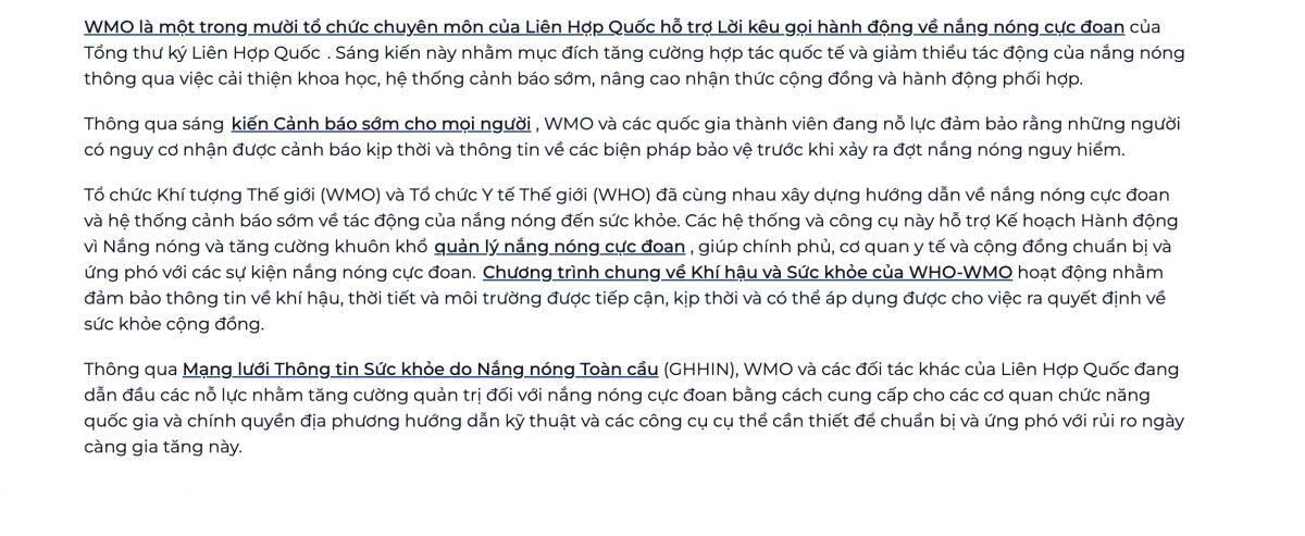 Con số gây sốc từ WMO: 489.000 người tử vong vì nắng nóng mỗi năm