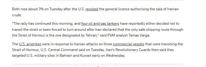 Mỹ - Iran tấn công qua lại, giá dầu lập tức nhảy vọt, thỏa thuận hòa bình trở nên mong manh