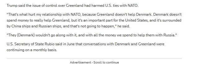 TT. Trump: Greenland nên được Mỹ kiểm soát