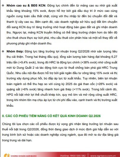 4 ngành có tiềm năng tăng trưởng lợi nhuận cao trong quý 2/2026