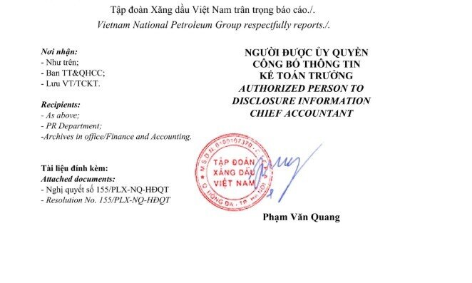 Petrolimex (PLX) chốt bán 23 triệu cổ phiếu quỹ