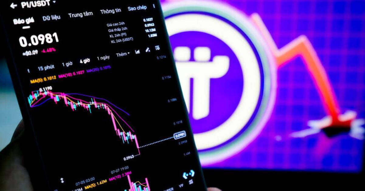 Pi mất hơn 96% từ đỉnh