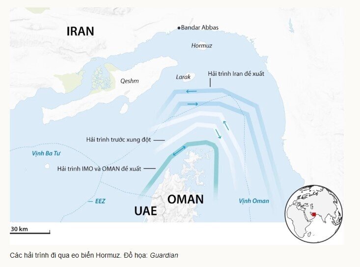 Bất đồng ở Hormuz nguy cơ thiêu rụi lệnh ngừng bắn Mỹ - Iran