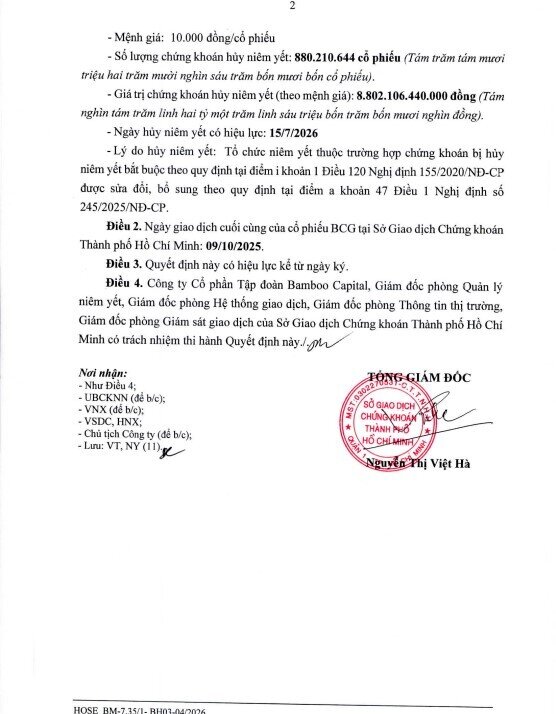 Hơn 51.000 NĐT vừa đón tin không vui: 2 cổ phiếu "hot" sẽ bị hủy niêm yết ngay trong tháng 7