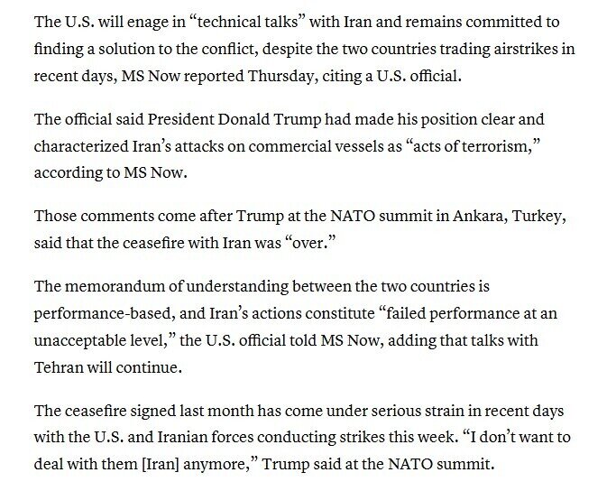 Sau tuyên bố của ông Trump, Mỹ vẫn nối lại các cuộc đàm phán kỹ thuật với Iran