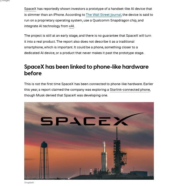 Tỷ phú Elon Musk sắp làm điện thoại mỏng hơn iPhone?