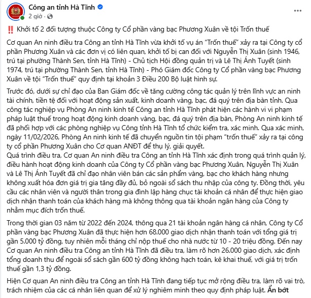 Truy vết 68.000 giao dịch, hé lộ dòng tiền 5.000 tỷ đồng tại công ty vàng lớn