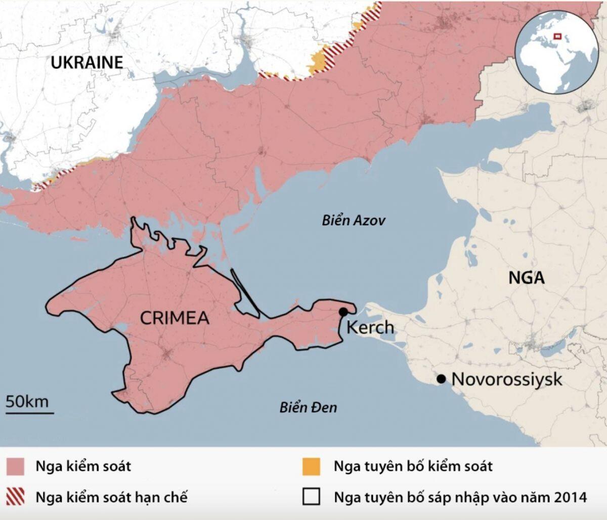 Ukraine tuyên bố tập kích 18 tàu Nga