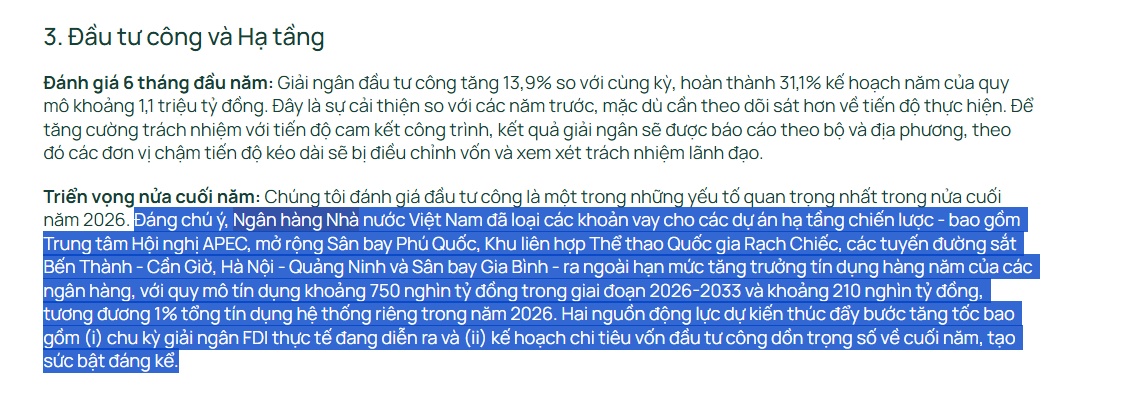 Dragon Capital: Việc "gỡ room" có thể tạo động lực lớn cho loạt dự án quy mô 750.000 tỷ đồng