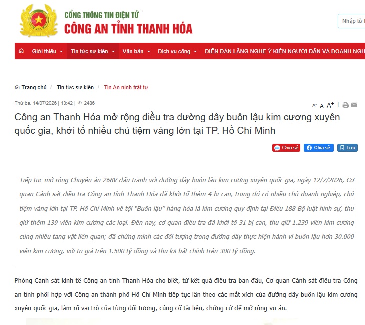 Nóng: Khởi tố chủ tiệm vàng Kim Lý, Ngọc Tâm và Ngọc Châu Âu