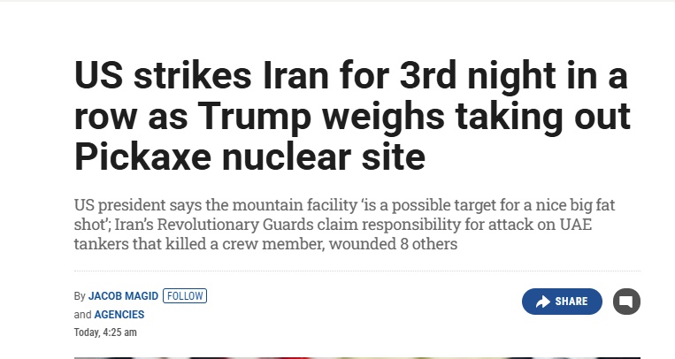 TT Trump dọa tấn công pháo đài hạt nhân Iran