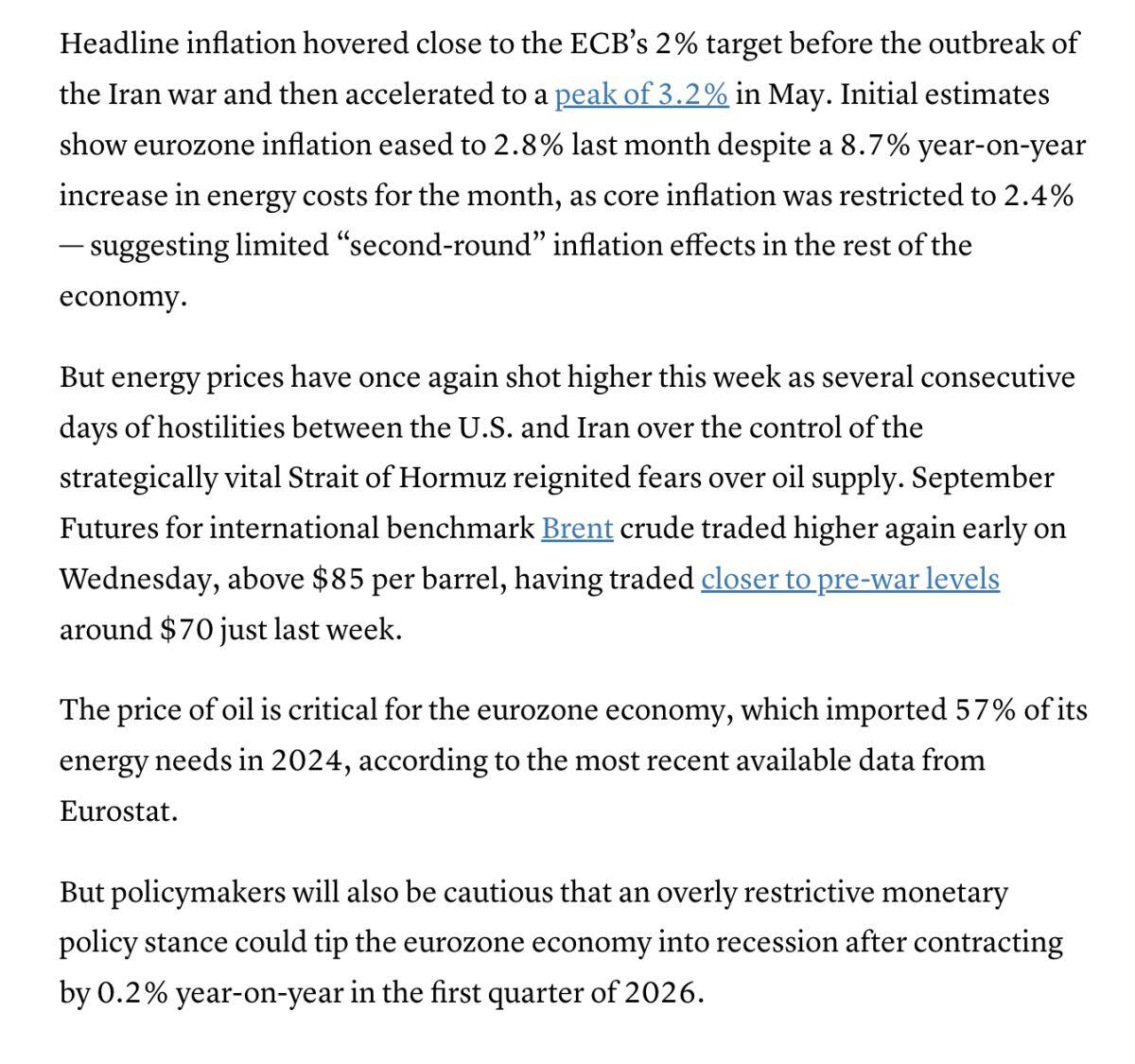 ECB thừa nhận triển vọng kinh tế "cực kỳ bất ổn", lãi suất có thể thay đổi