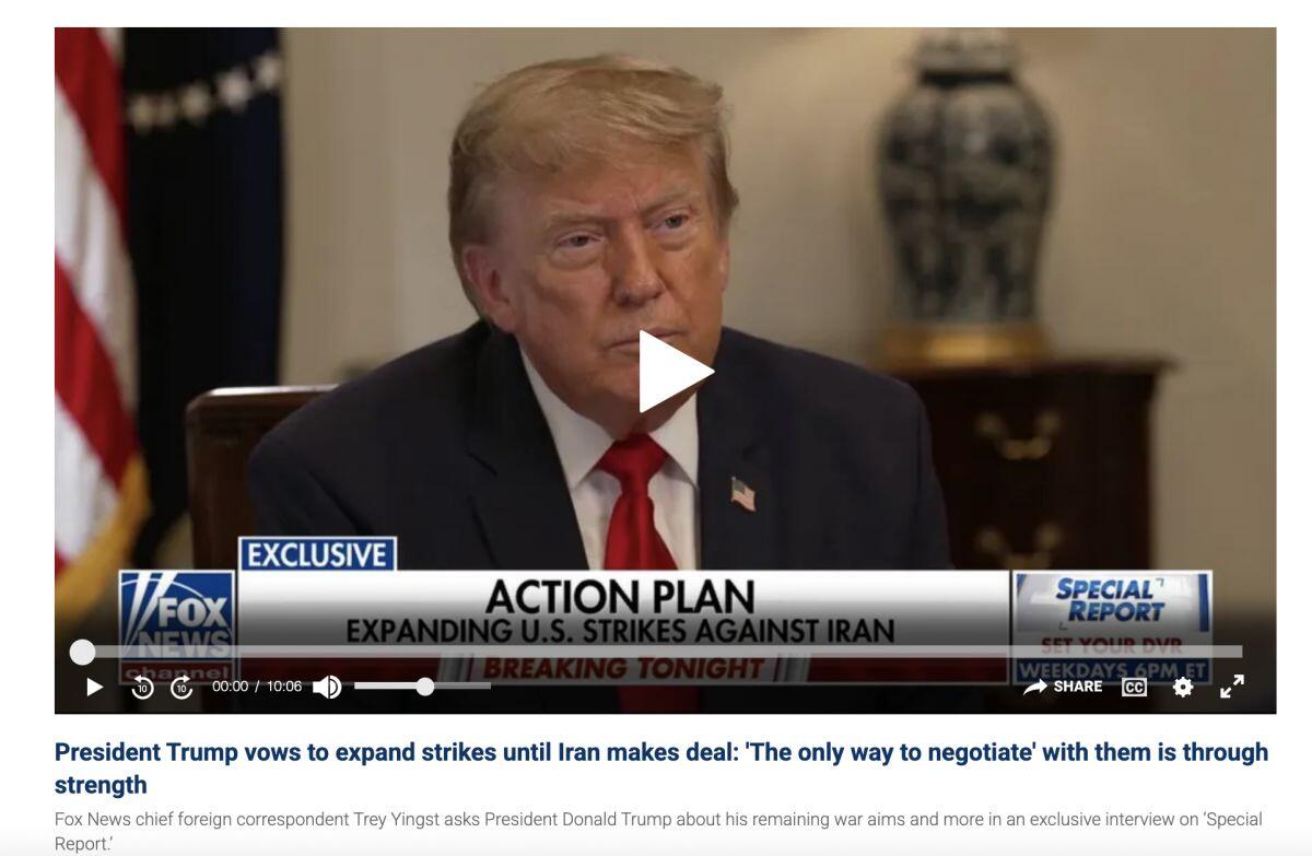 Tổng thống Trump tiết lộ thời điểm ngừng tấn công Iran