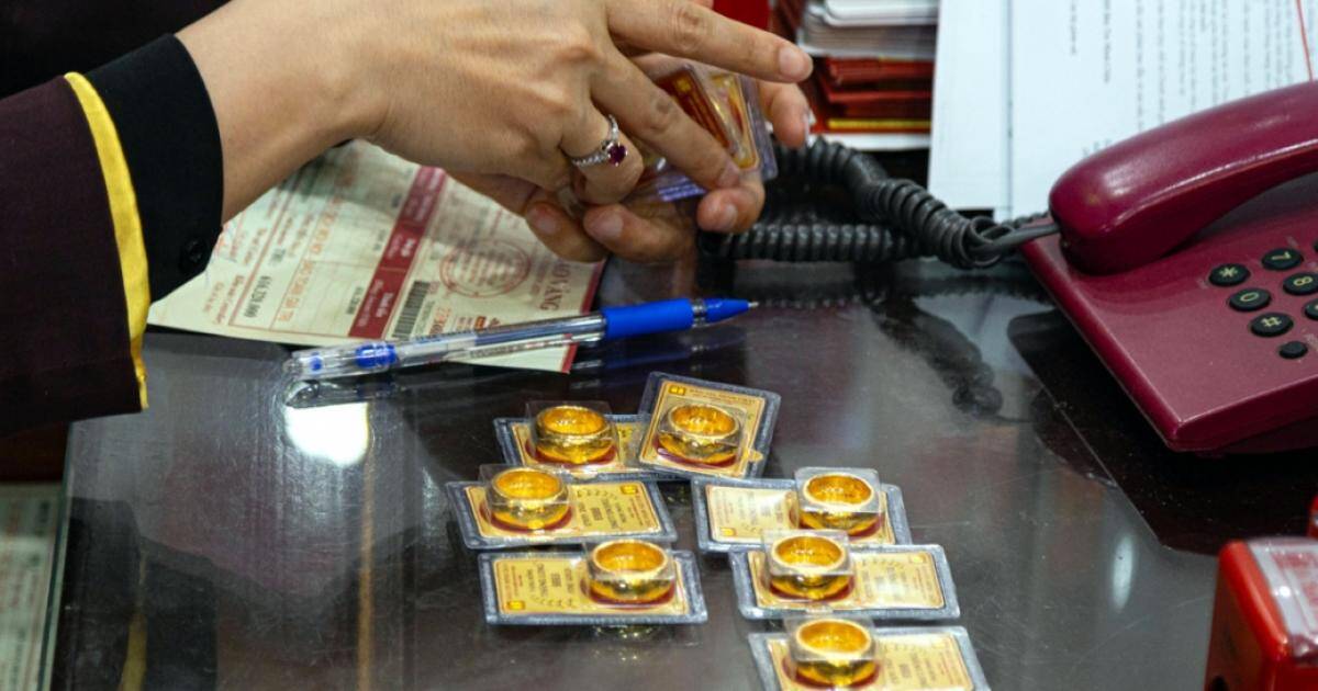 Vàng trong nước đảo chiều tăng