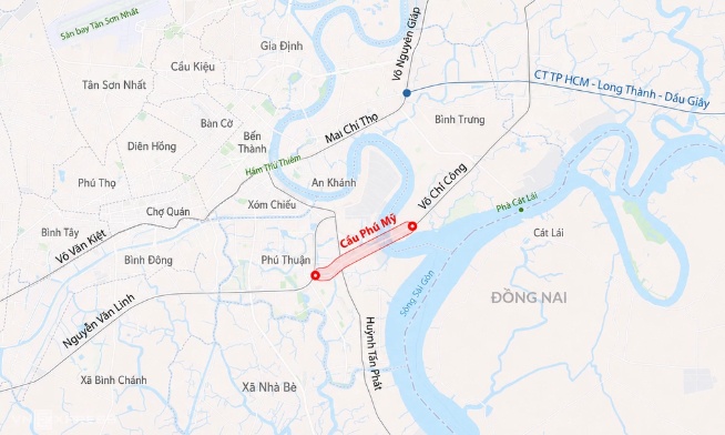 TP HCM đề xuất mở rộng cầu Phú Mỹ lên ít nhất 8 làn