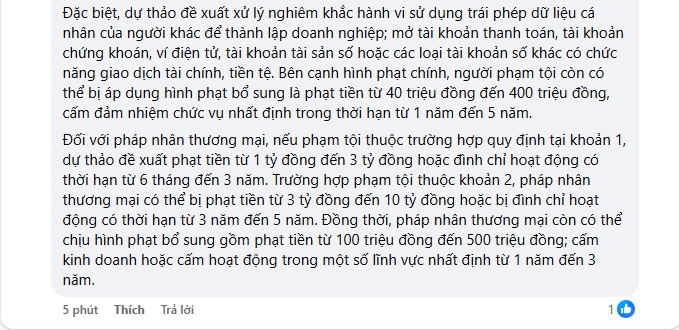 Đề xuất phạt tới 7 năm tù đối với hành vi xâm phạm dữ liệu cá nhân