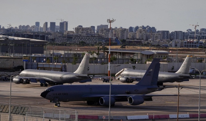 Israel yêu cầu Mỹ rút bớt máy bay tiếp dầu khỏi sân bay Tel Aviv