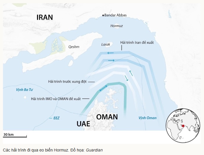 Lực lượng Mỹ đổ bộ, khám xét tàu dầu treo cờ Iran