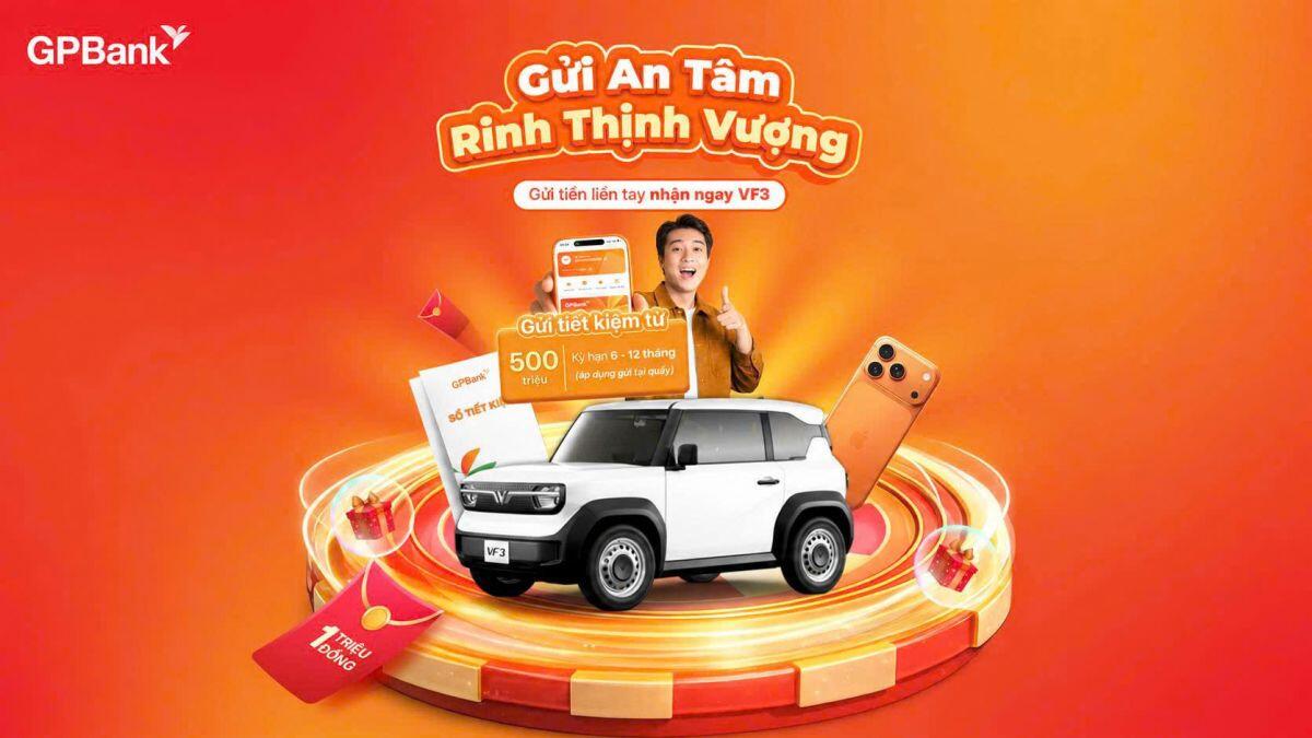 CTKM của GPBank: Hàng nghìn sổ tiết kiệm mở mới, toàn bộ giải thưởng đã có chủ nhân