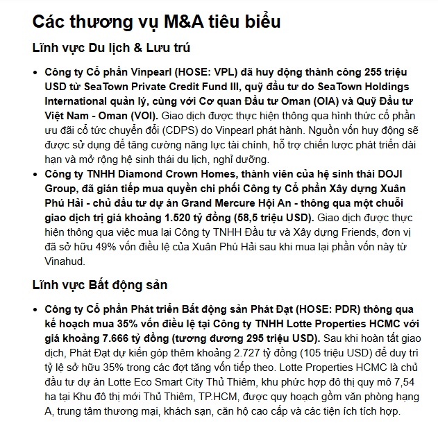 Loạt thương vụ M&A "bom tấn" trong nửa đầu năm 2026