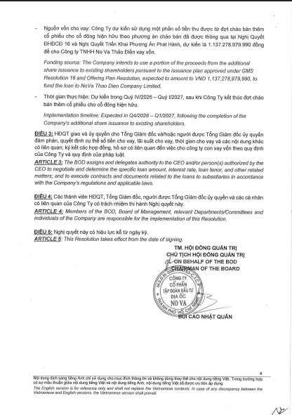 Novaland (NVL) muốn cho hai công ty con vay hơn 2.000 tỷ