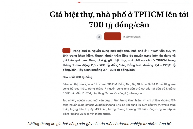 Ai kiểm chứng những “báo cáo thị trường” bất động sản?