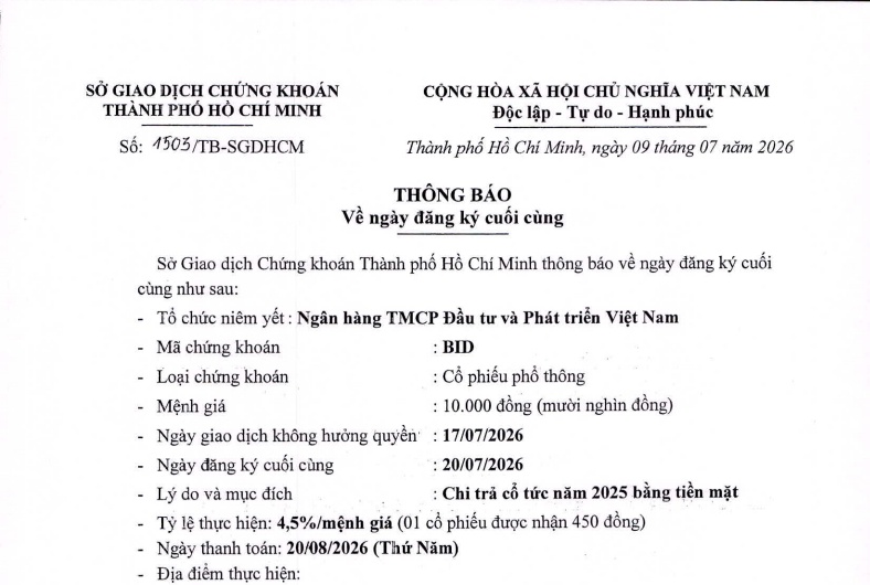 Tuần này, cổ đông VCB, CTG, BID cùng đón tin đáng chú ý